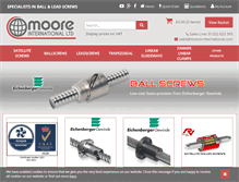 Tablet Screenshot of mooreinternational.co.uk